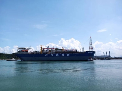中遠關(guān)西為“海洋石油116”FPSO披上“盔甲”，揚帆起航奔赴海上新征程